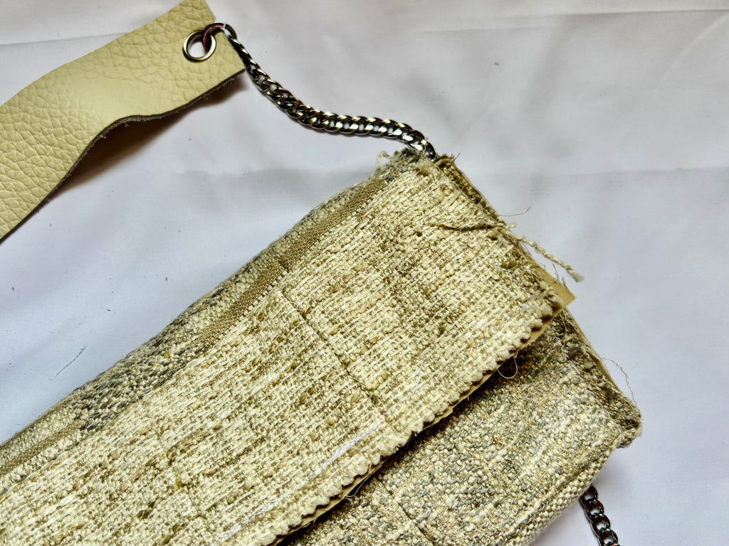 Borsa Upcycled Patchwork - Avorio
