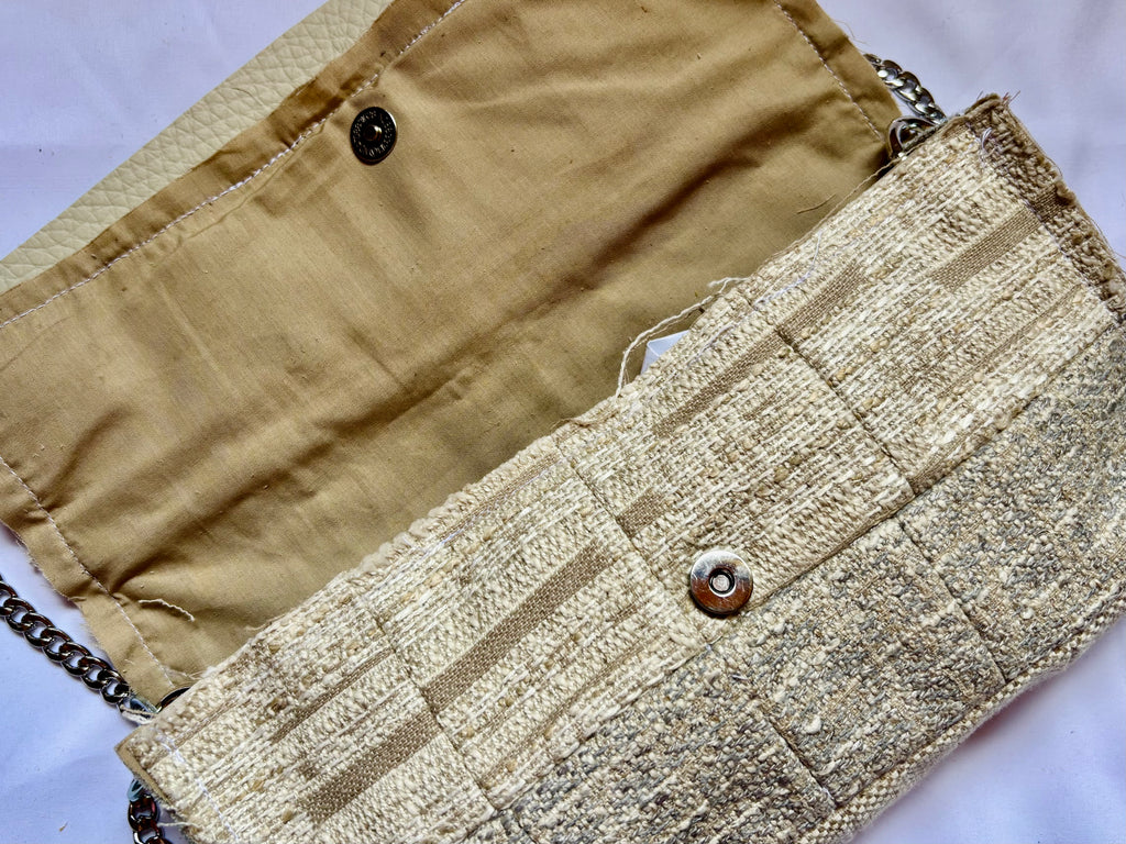 Borsa Upcycled Patchwork - Avorio