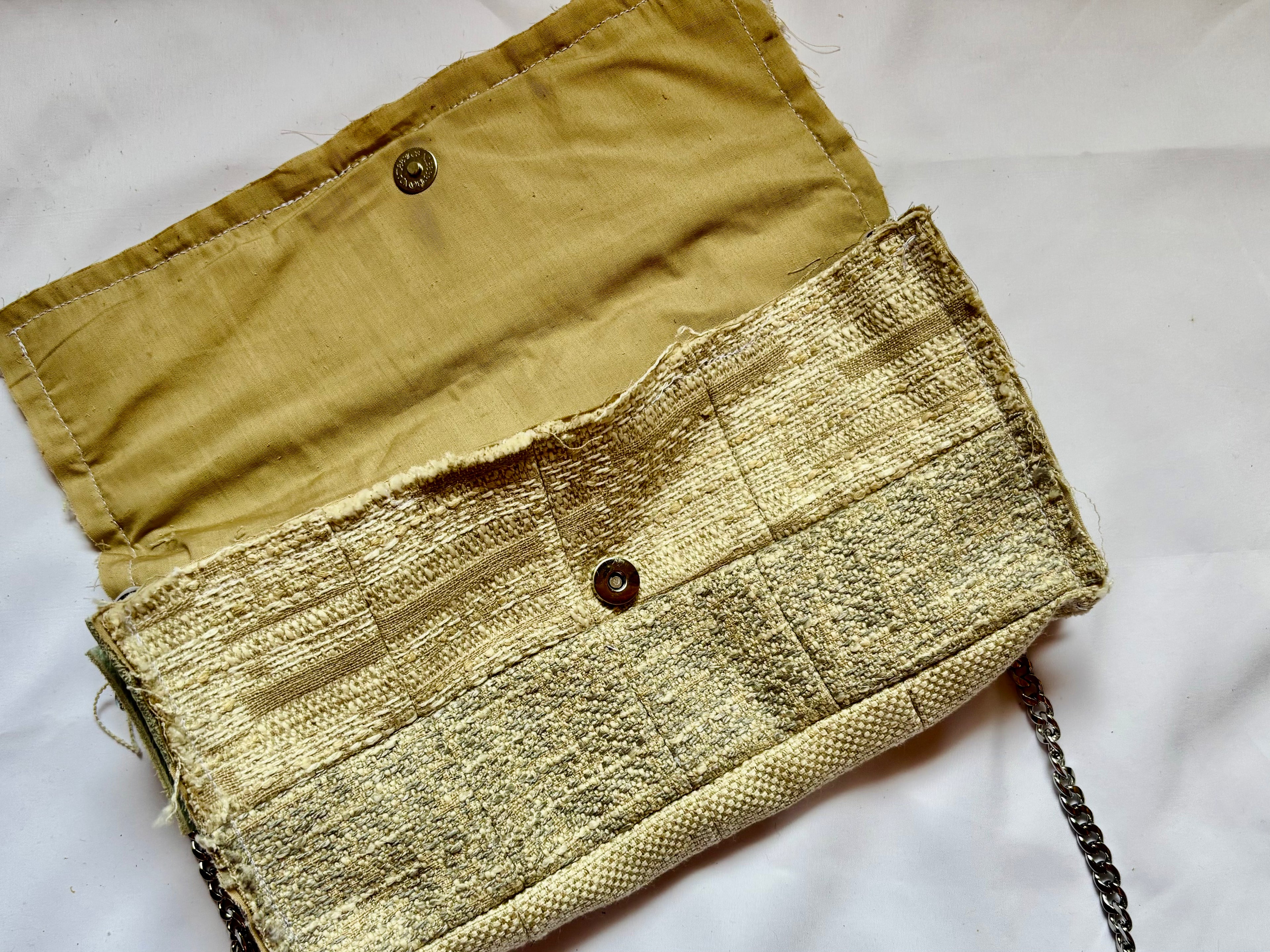 Borsa Upcycled Patchwork - Avorio