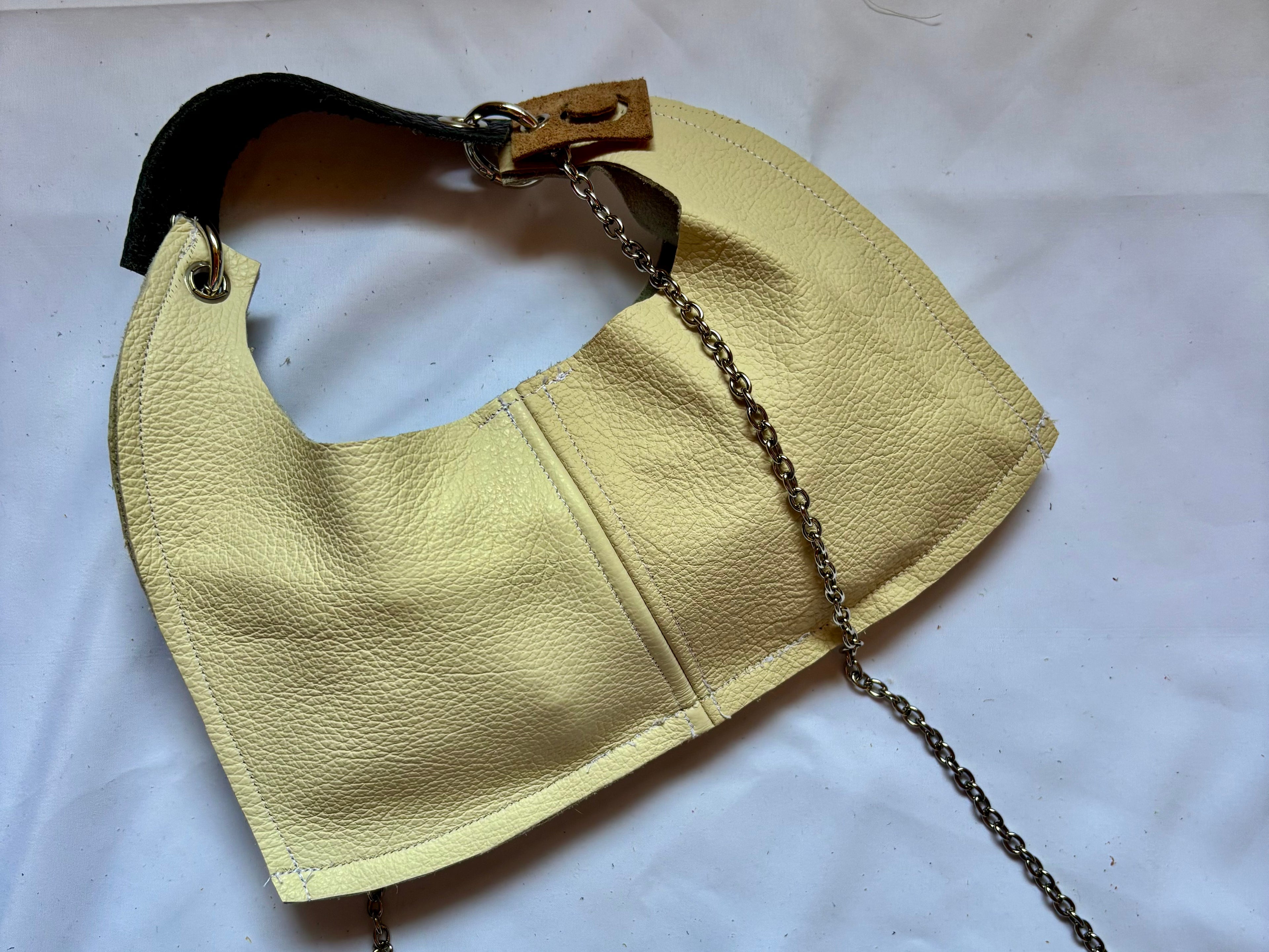 Borsa Upcycled in pelle - Eclissi mini