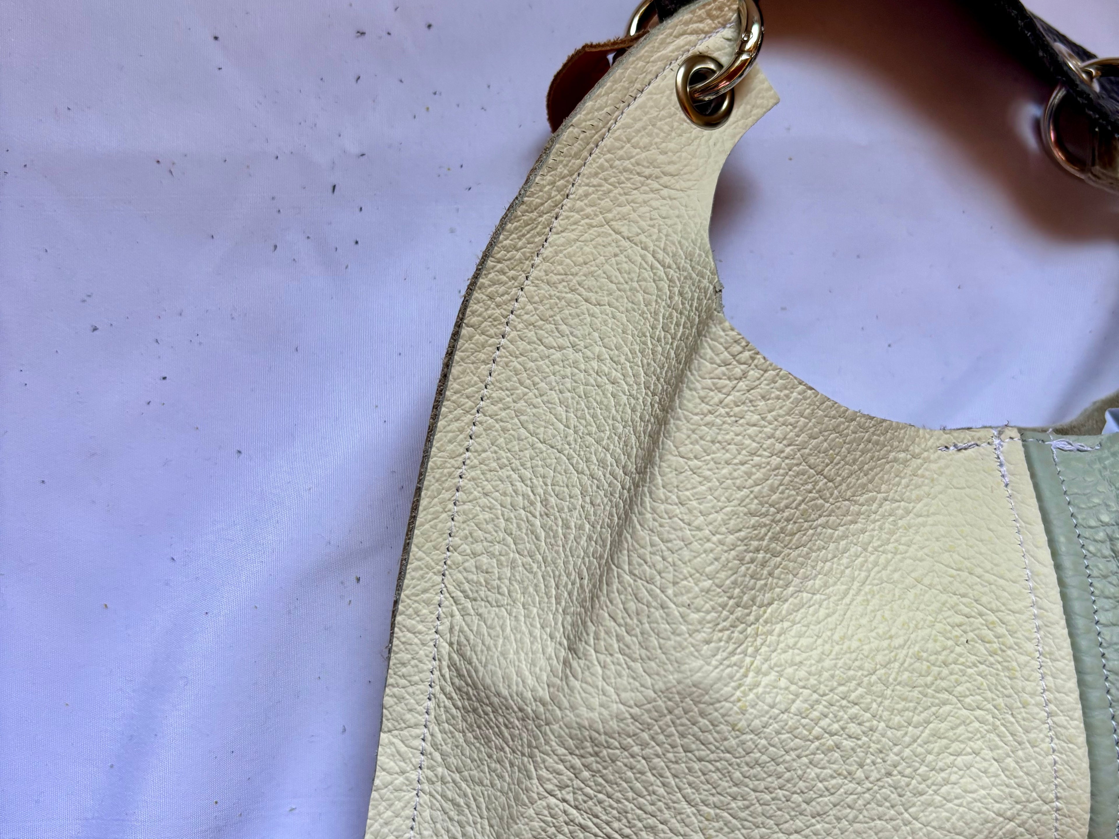 Borsa Upcycled in pelle - Eclissi mini