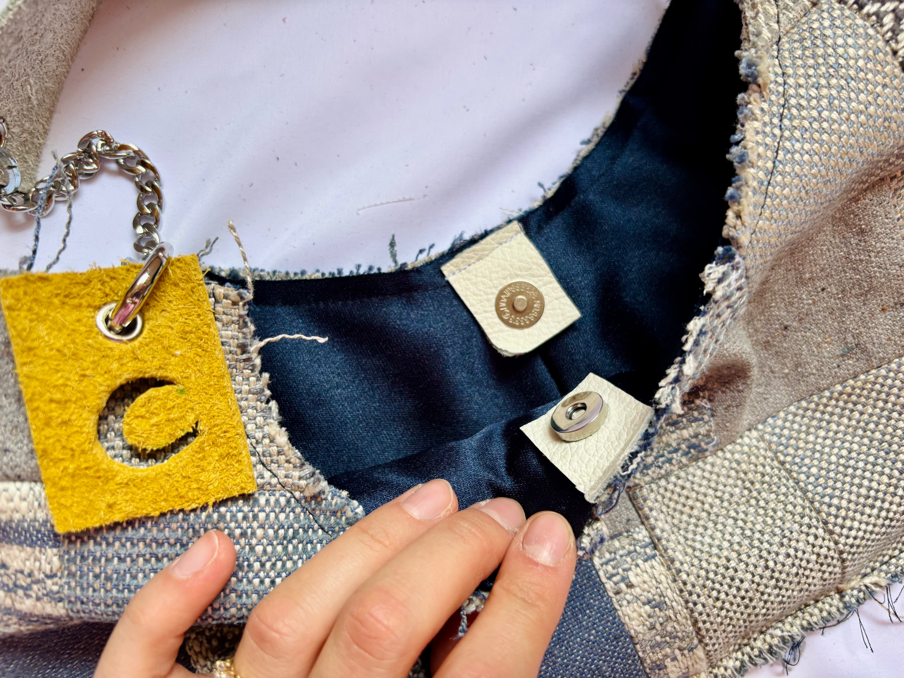 Borsa Upcycled Patchwork - Brezza