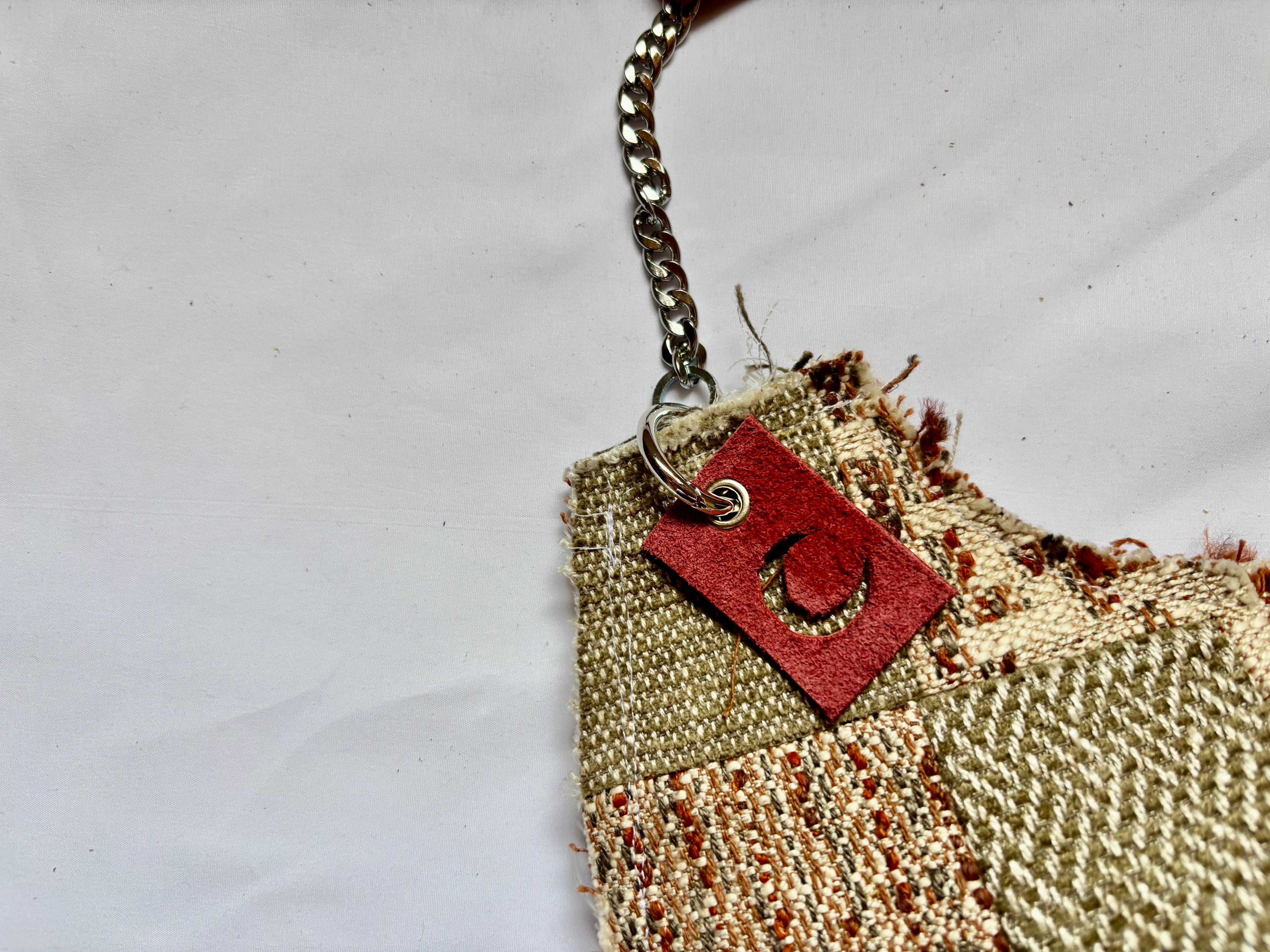 Borsa Upcycled Patchwork - Ambra