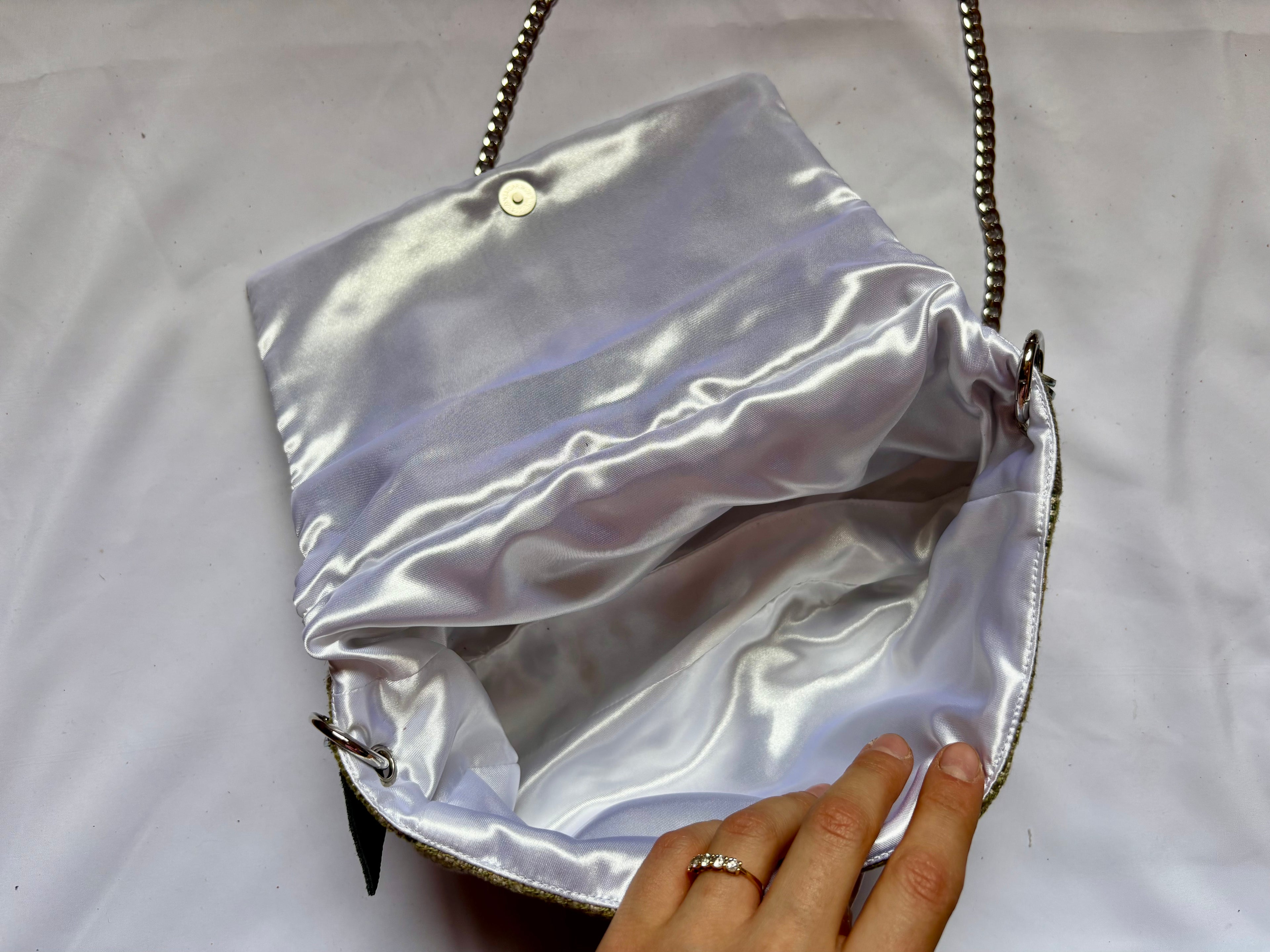 Borsa Upcycled Patchwork - Salvia