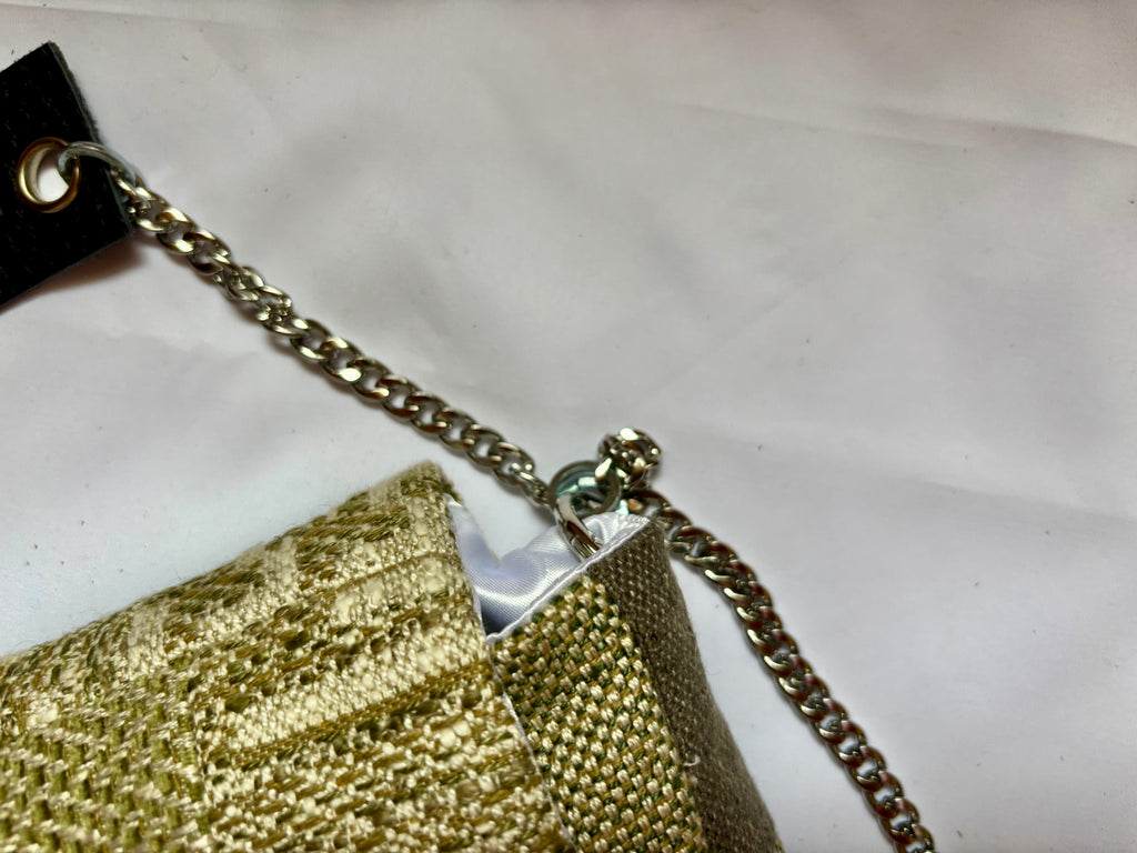 Borsa Upcycled Patchwork - Salvia