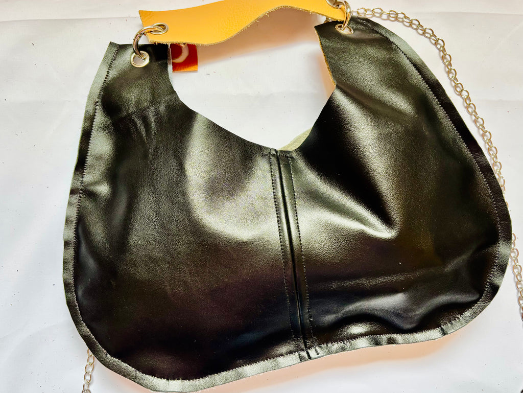 Borsa Upcycled in pelle - Eclissi